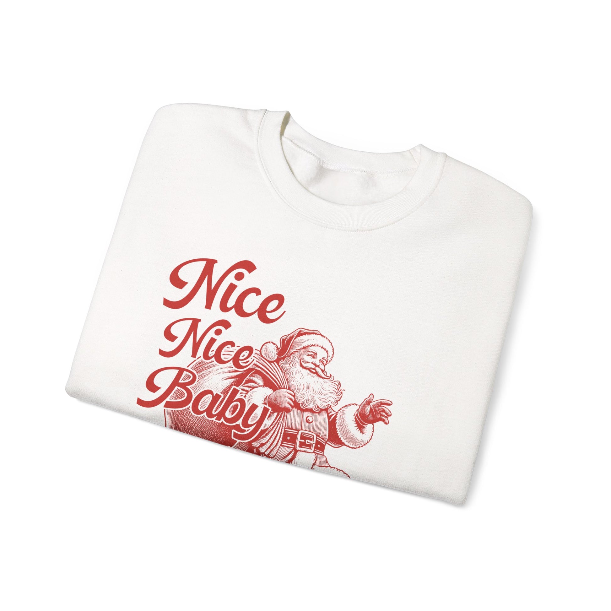 Nice Nice Baby, xmas Sweatshirt, Family christmas, Christmas Jolly, Christmas sweatshirt for Women, retro christmas, retro Santa sweatshirt - PopCultureByDesign36