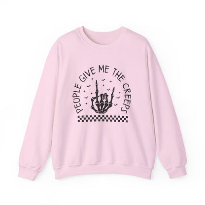 The Creeps Sweatshirt, Skeleton Hands Shirt, Skull Halloween Sweatshirt - PopCultureByDesign36