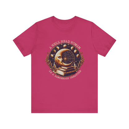 Reading Shirt, Librarian Shirt, Celestial Shirt, Book Lover Tee - PopCultureByDesign36