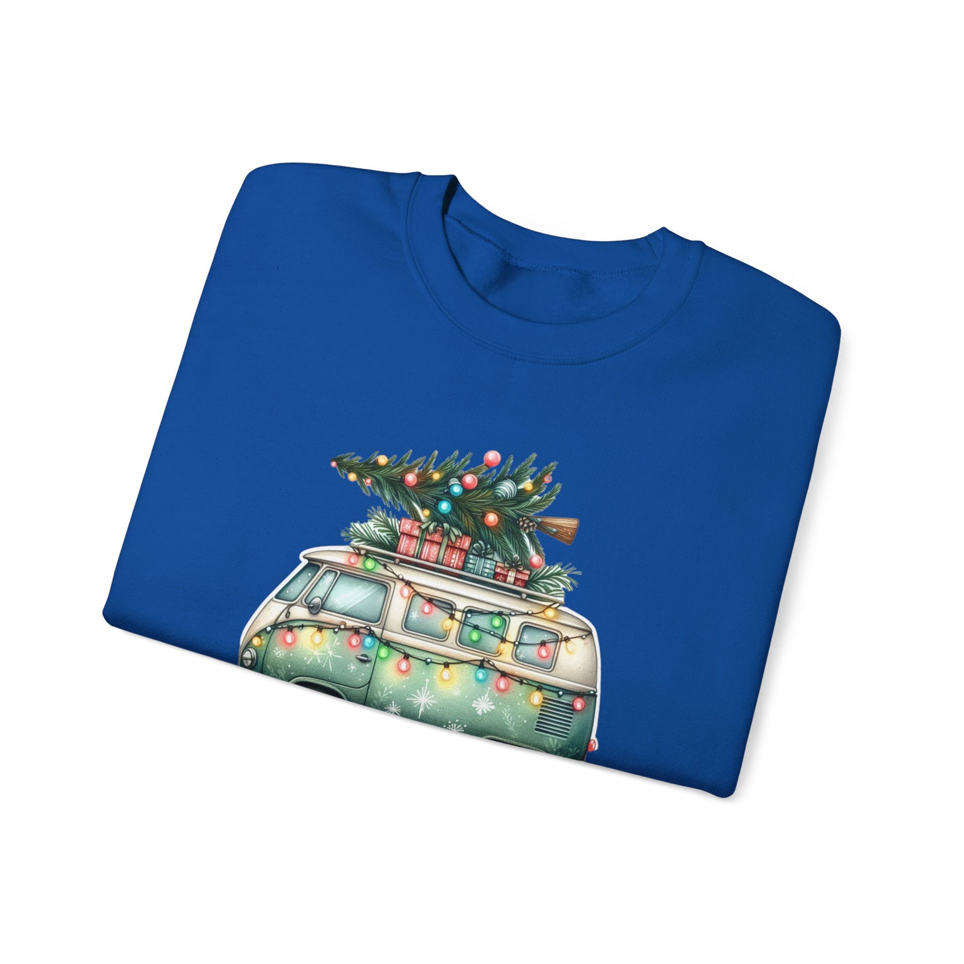 Jingle All The Way Sweatshirt, Christmas Family Sweater, Christmas Van Sweatshirt - PopCultureByDesign36