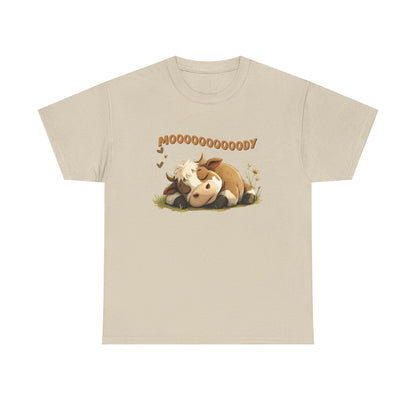 Mooooody shirt, Moody shirt, Funny Cow shirt, Cow shirt - PopCultureByDesign36