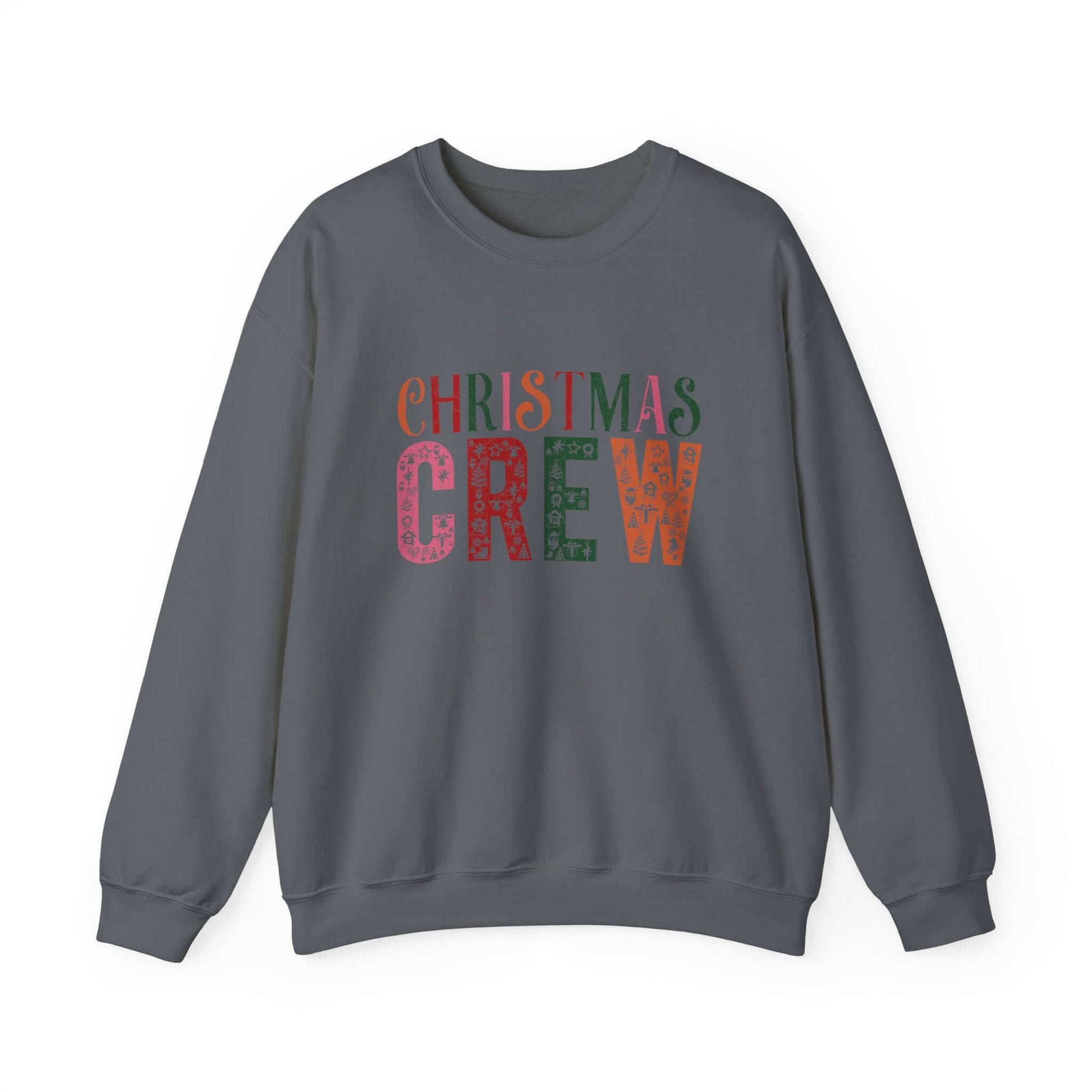 Christmas Crew Sweatshirt, Winter Festive Sweater, Xmas Gift Idea - PopCultureByDesign36
