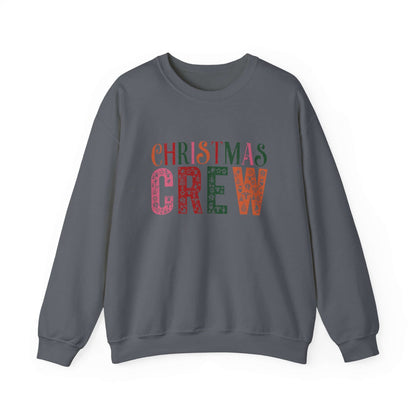 Christmas Crew Sweatshirt, Winter Festive Sweater, Xmas Gift Idea - PopCultureByDesign36