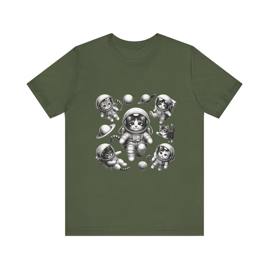 Kittens in Space Shirt, Funny Cat Shirt, Funny Kitten Shirt - PopCultureByDesign36