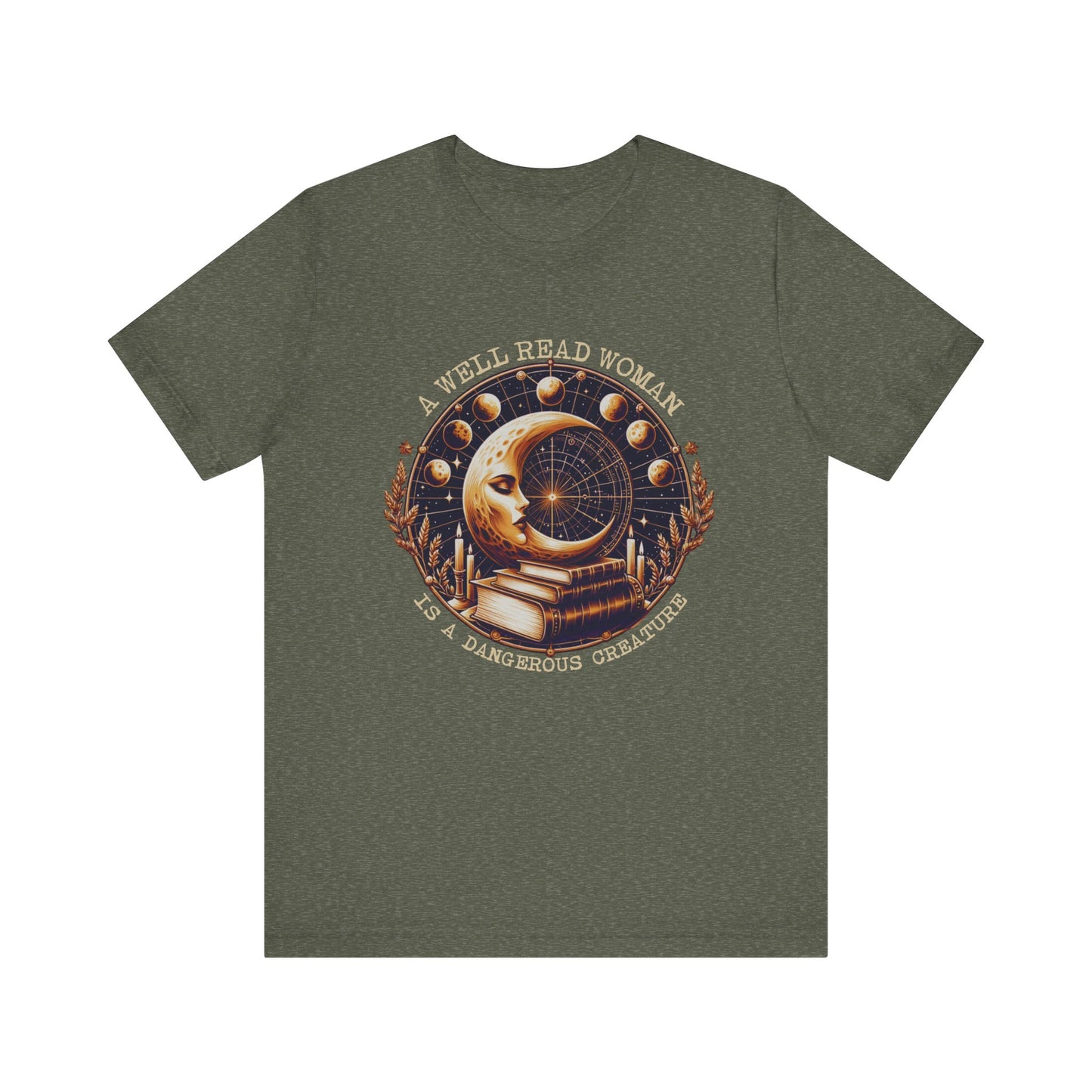 Reading Shirt, Librarian Shirt, Celestial Shirt, Book Lover Tee - PopCultureByDesign36