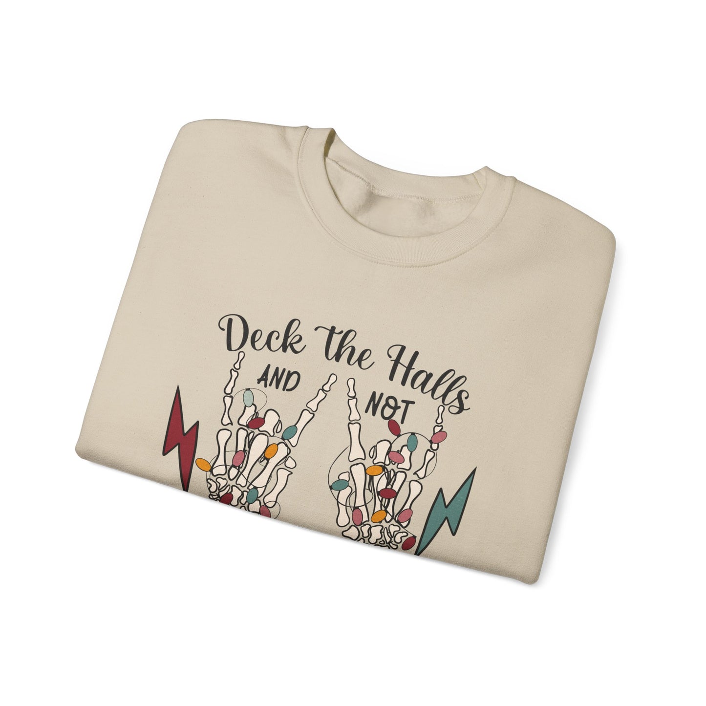Family Christmas Sweatshirt, Deck The Halls And Not Your Family - PopCultureByDesign36