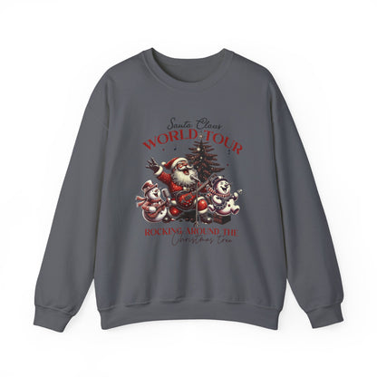 Santa Claus World Tour Christmas Shirt, Santa Claus Shirt, Funny Santa Christmas Shirt - PopCultureByDesign36