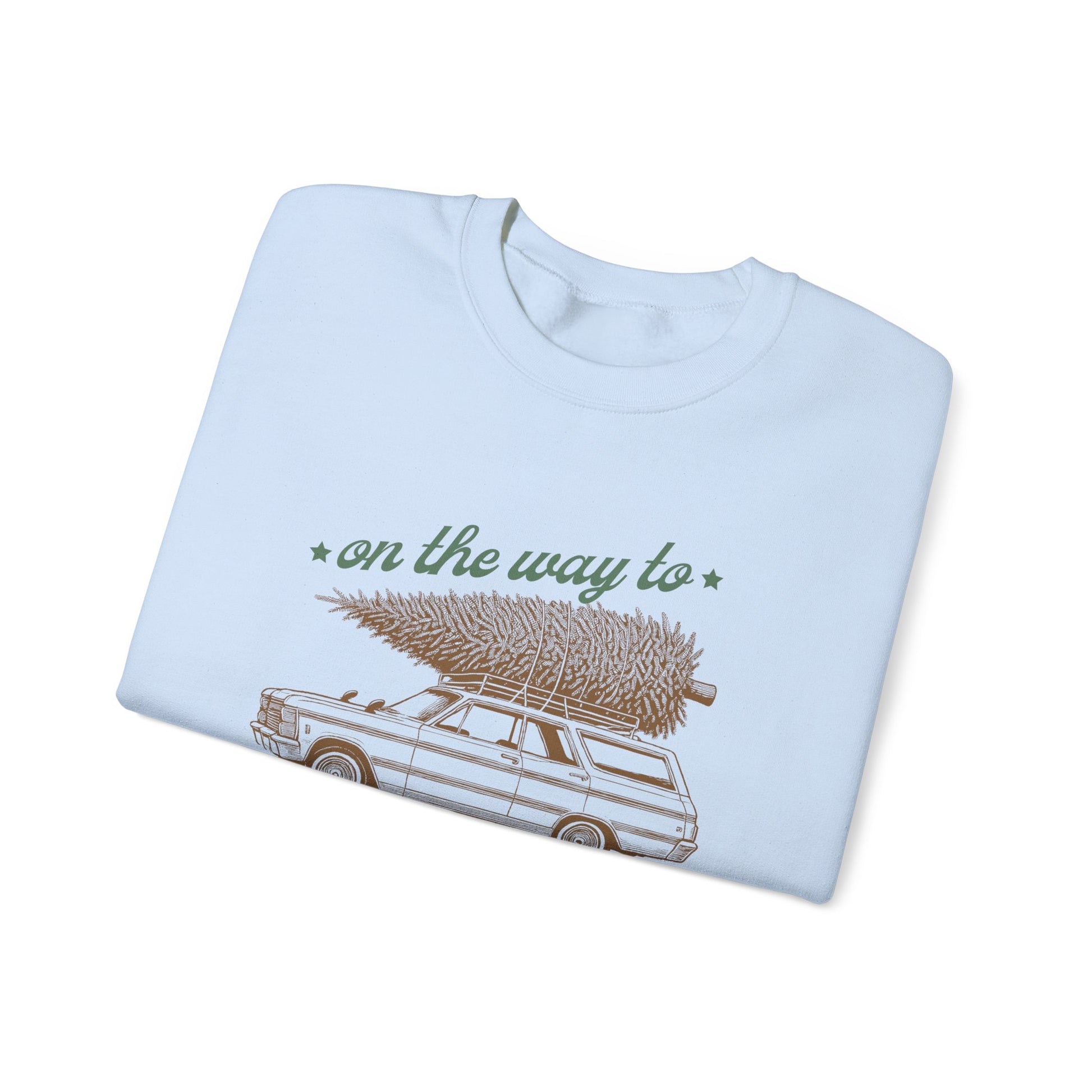 On The Way To Christmas, Xmas Sweatshirt, Family Christmas, Christmas Jolly - PopCultureByDesign36