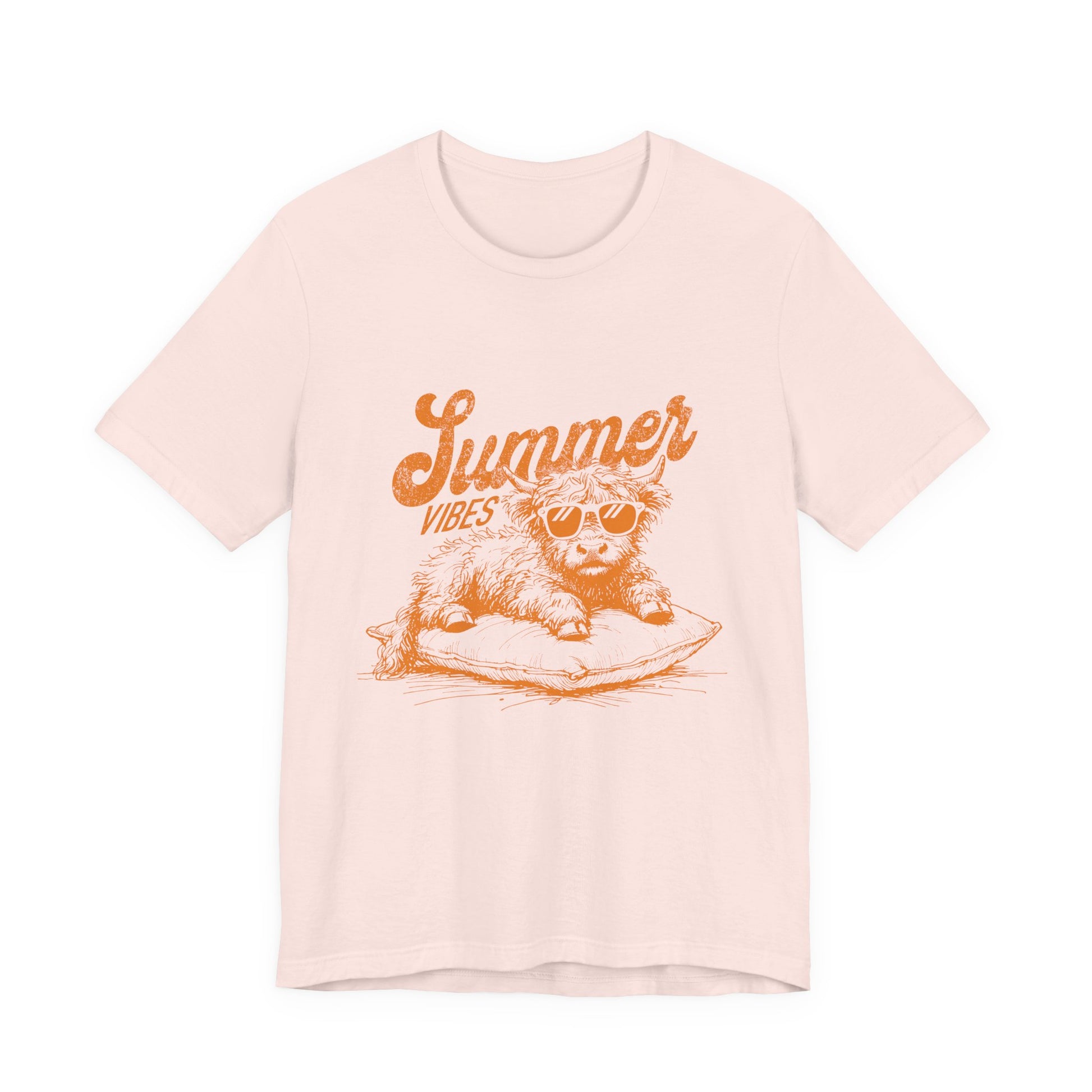 Summer Vibes Highland Cow Shirt, Western Shirt, Cow Shirt - PopCultureByDesign36