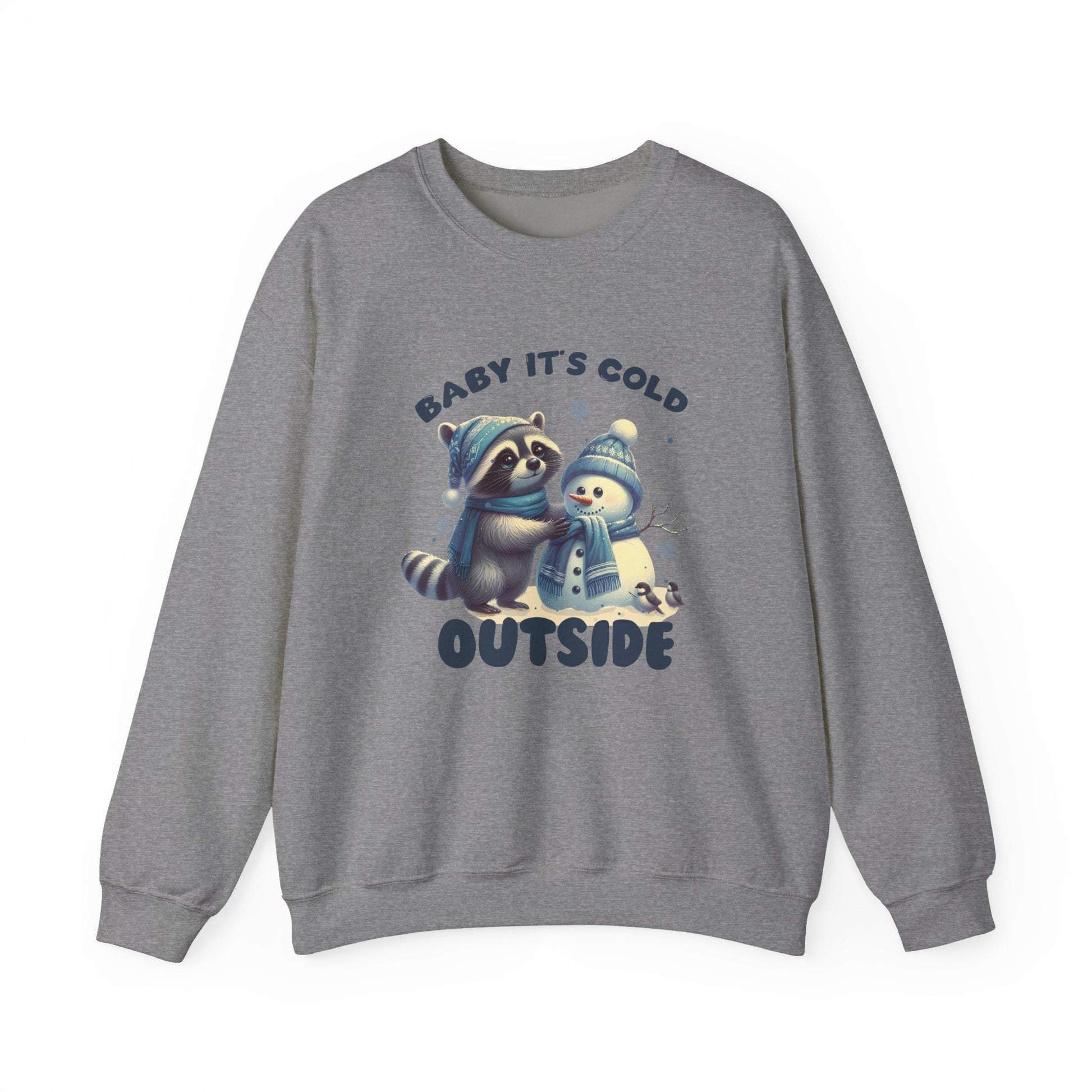 Baby Its Cold Outside Raccoon, Cute Christmas Raccoon, Winter Humor - PopCultureByDesign36