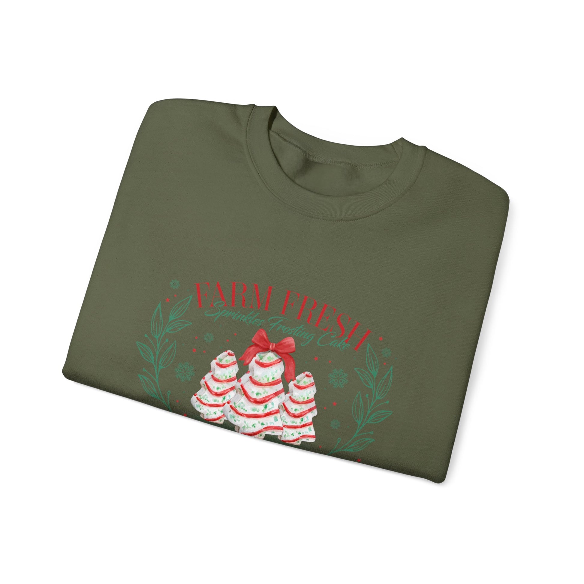 Farm Fresh Christmas Tree Cakes Shirt, Christmas Cake Sweatshirt - PopCultureByDesign36