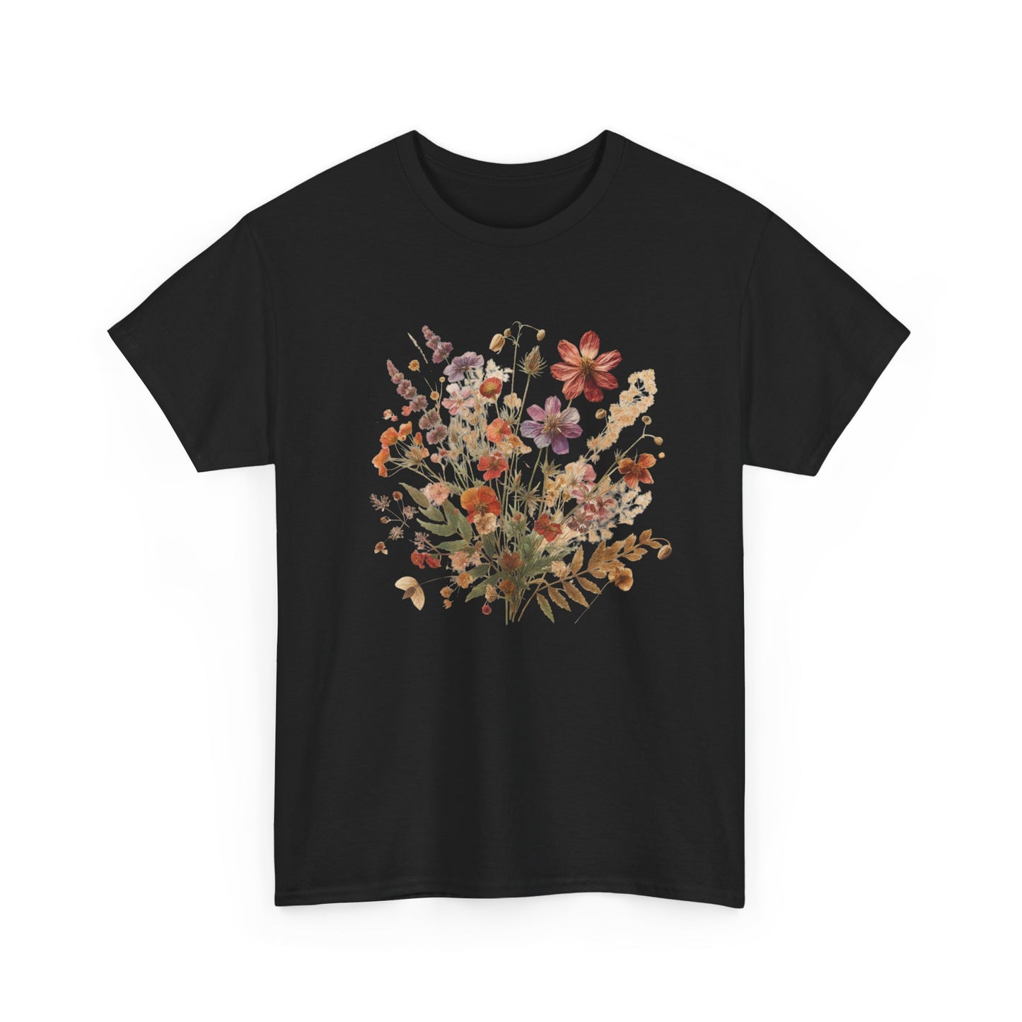 Wild Flowers T-Shirt, Floral Nature T-Shirt, Cottagecore Shirt - PopCultureByDesign36