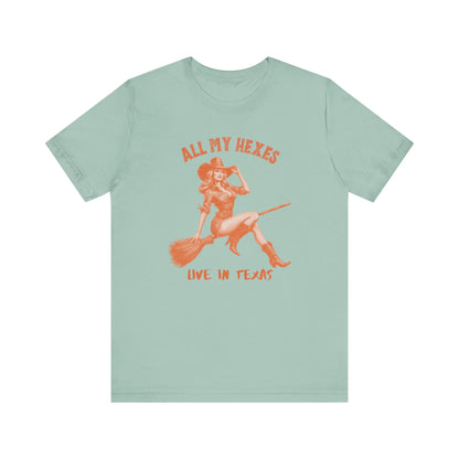 Witch Cowgirl Tee, Vintage Western Halloween T-Shirt, Witchy Vibes - PopCultureByDesign36