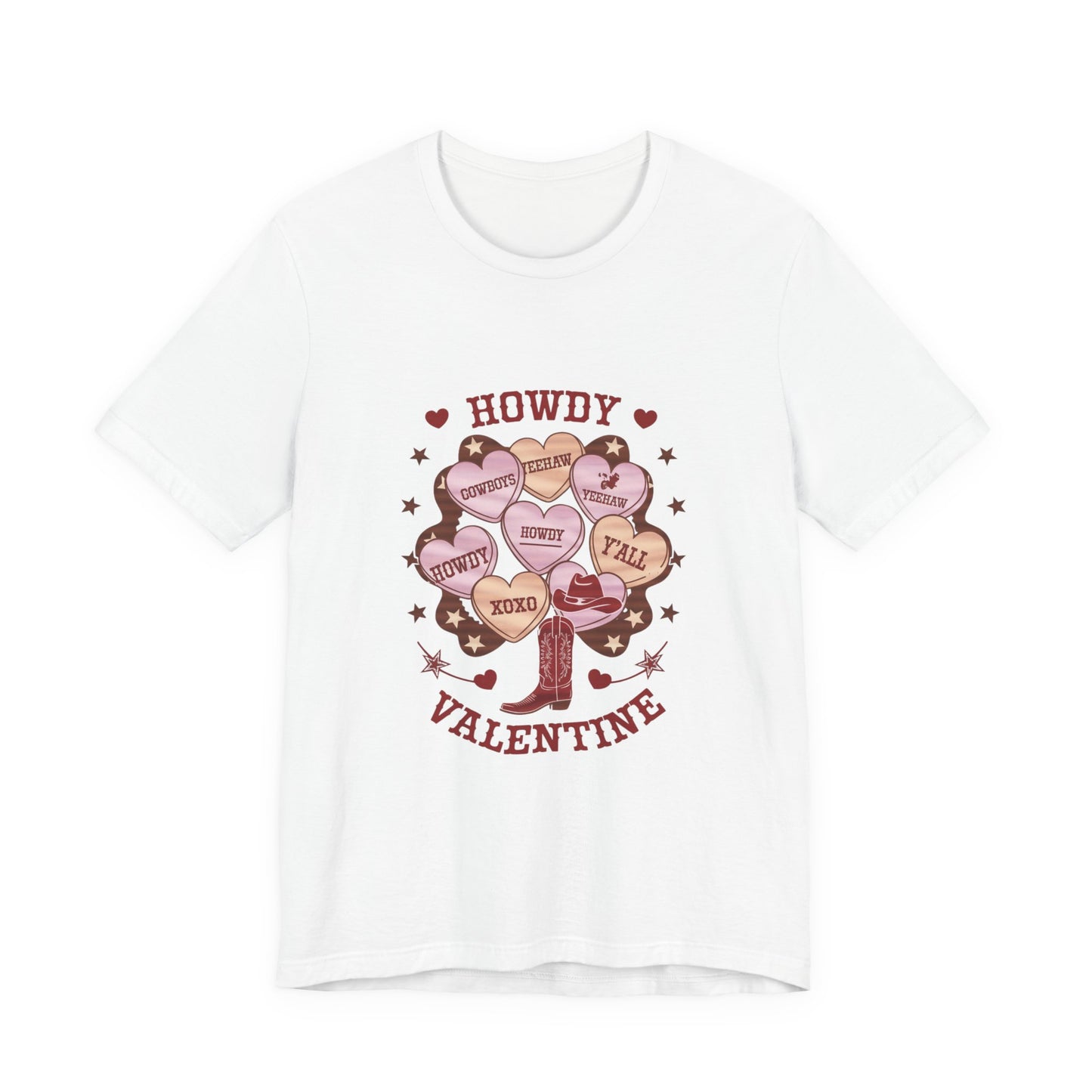 Candy Heart Shirt, Valentine's Day Gift, Country Conversation Hearts Shirt - PopCultureByDesign36