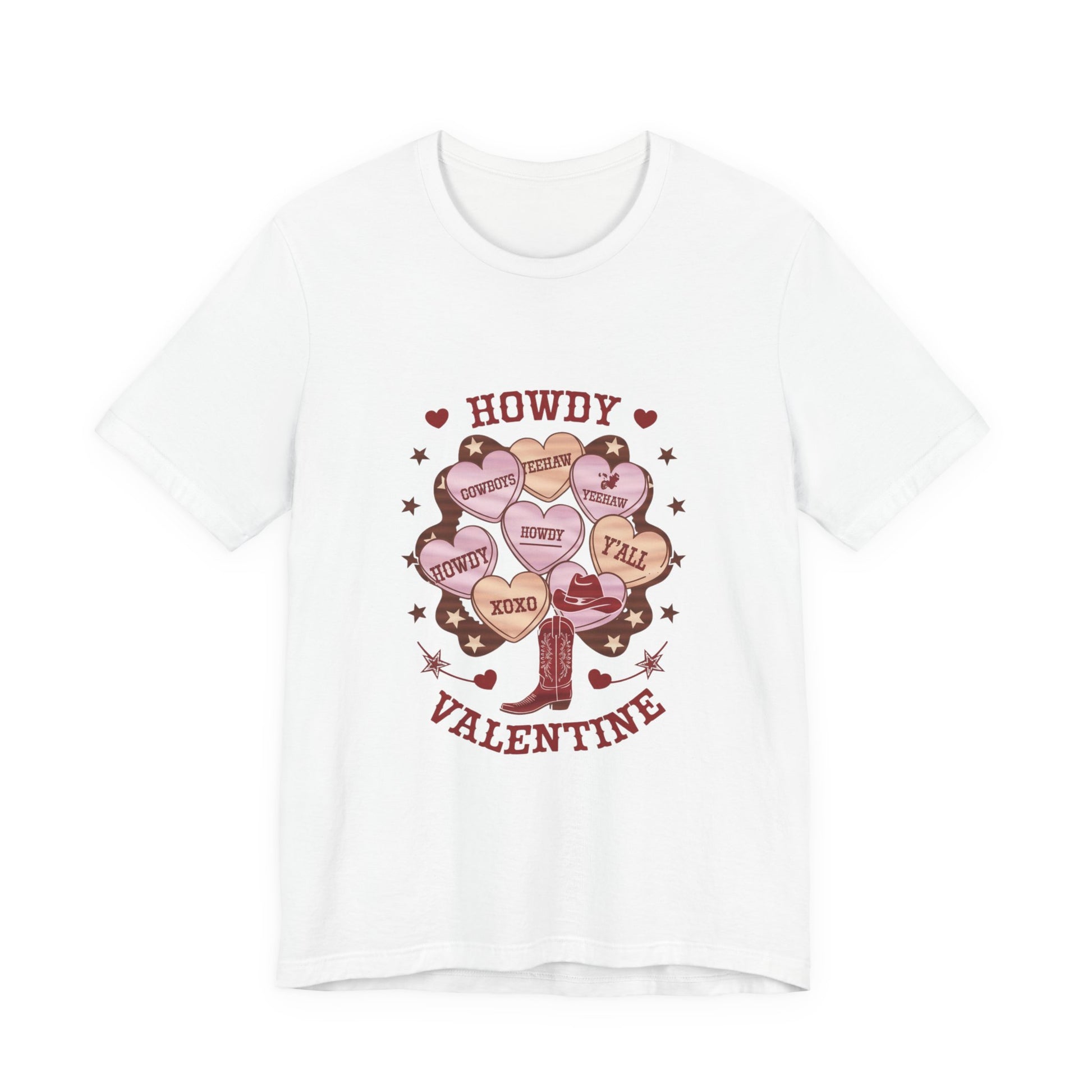 Candy Heart Shirt, Valentine's Day Gift, Country Conversation Hearts Shirt - PopCultureByDesign36