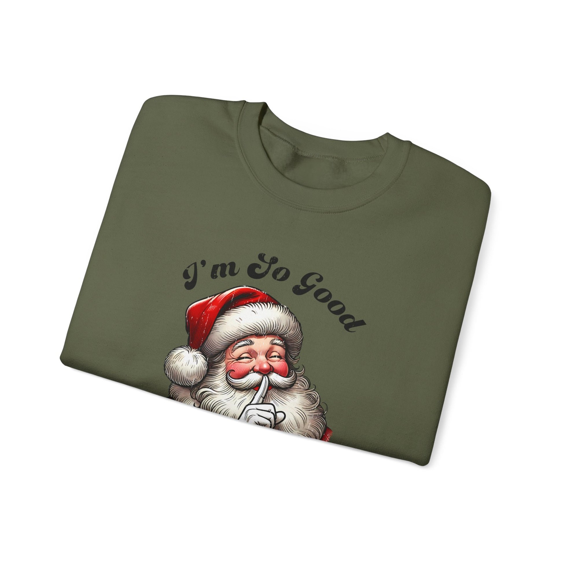 Funny Santa Sweatshirt, Women Ugly Christmas Sweatshirt, Holiday Sweatshirt - PopCultureByDesign36
