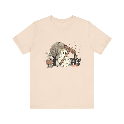 Funny Ghost Needing a Ride, Funny Ghost Shirt, Hitchhiking Ghost Shirt - PopCultureByDesign36