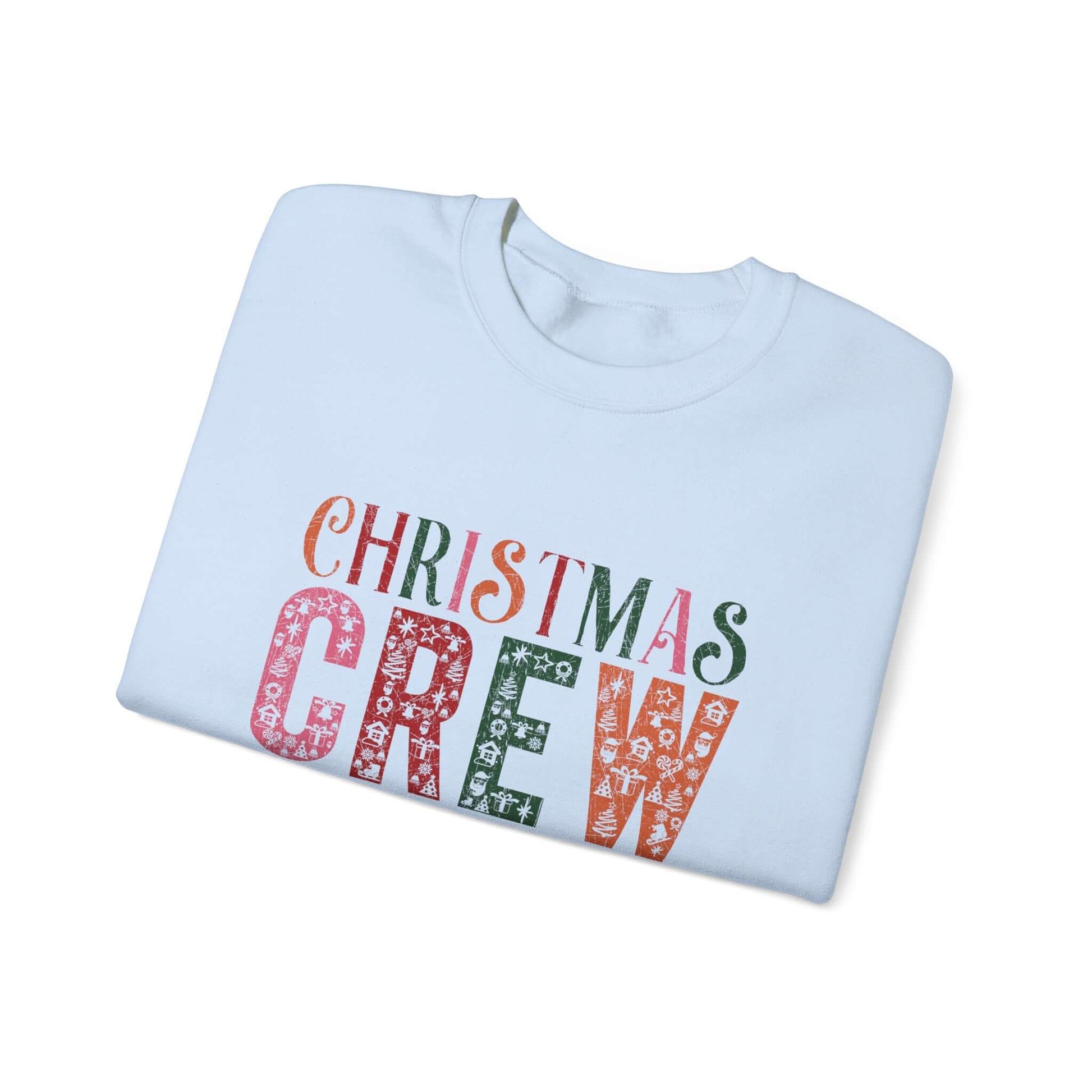 Christmas Crew Sweatshirt, Winter Festive Sweater, Xmas Gift Idea - PopCultureByDesign36