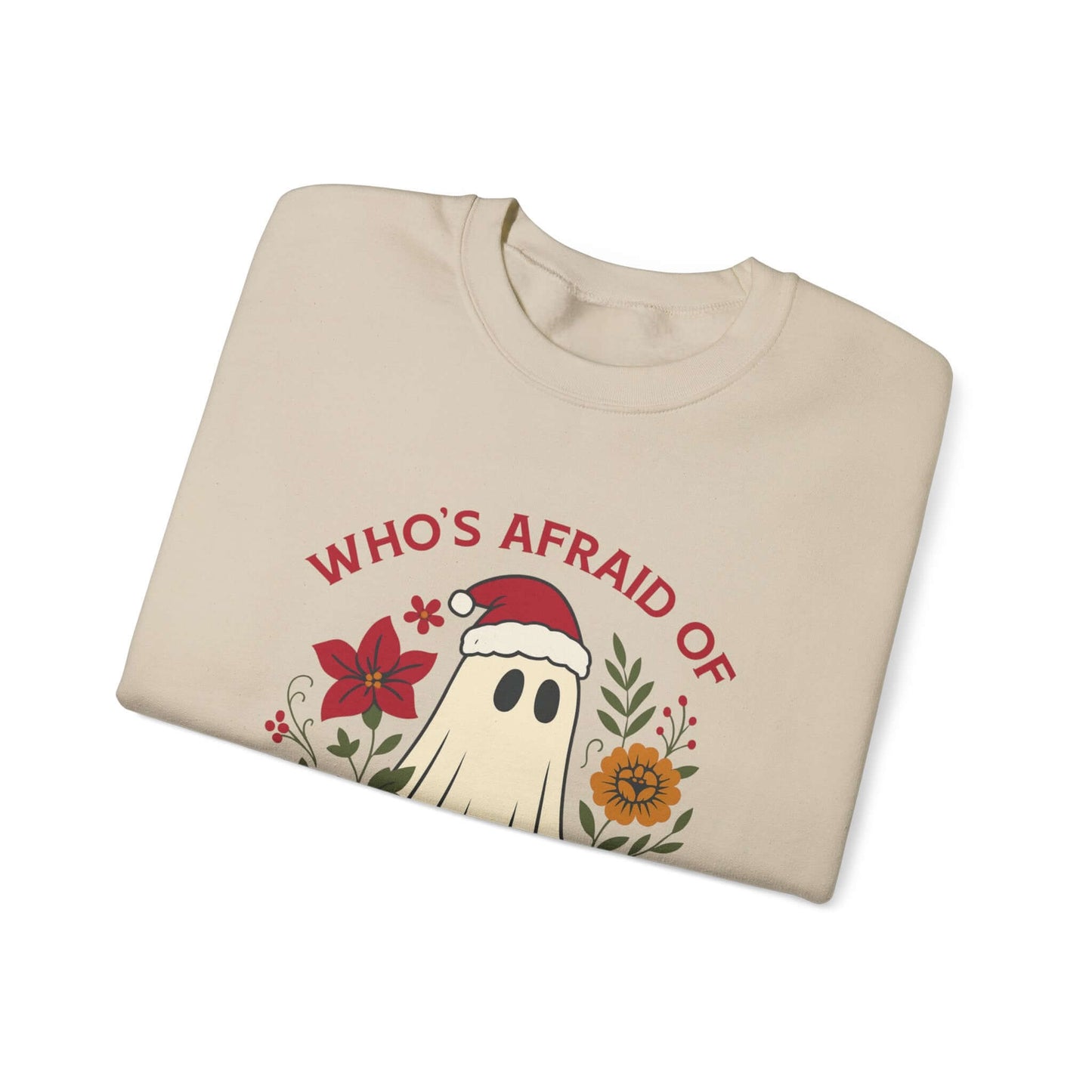 Halloween Ghost Santa Shirt, Bougie Ghost Sweatshirt