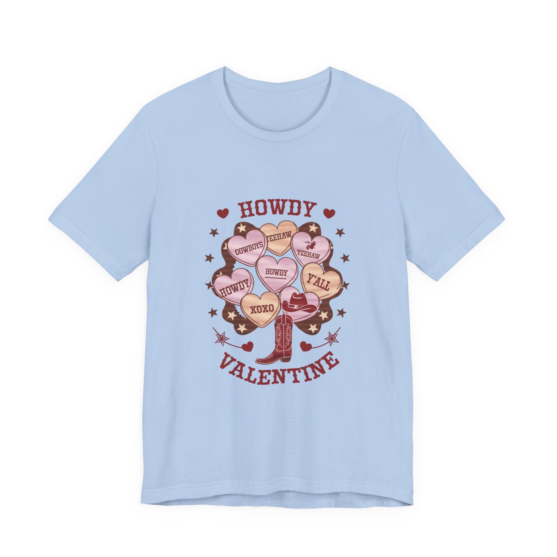 Candy Heart Shirt, Valentine's Day Gift, Country Conversation Hearts Shirt - PopCultureByDesign36