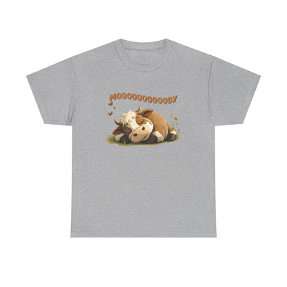 Mooooody shirt, Moody shirt, Funny Cow shirt, Cow shirt - PopCultureByDesign36
