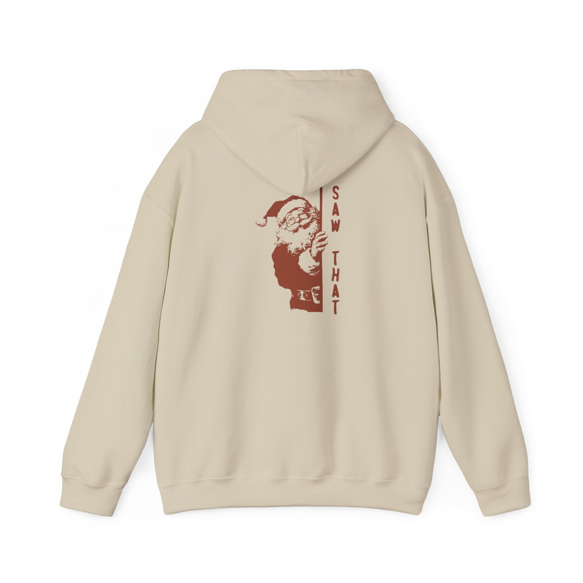 Christmas Santa Hoodie, Cozy Holiday Sweatshirt, Funny Santa Hoodie - PopCultureByDesign36