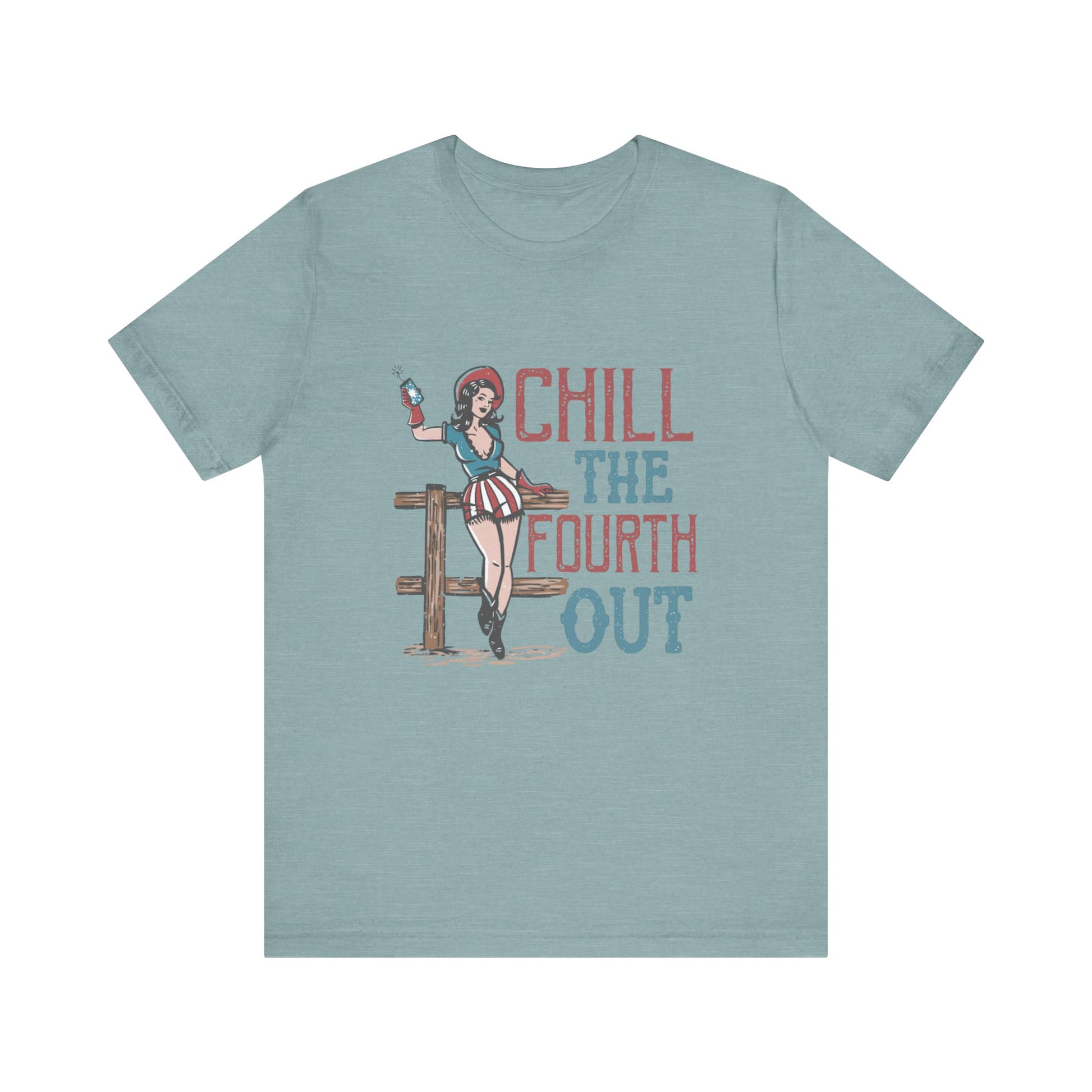 Cowgirl July 4th Retro Shirt, 4th of July Boho Independence Day Tee - PopCultureByDesign36