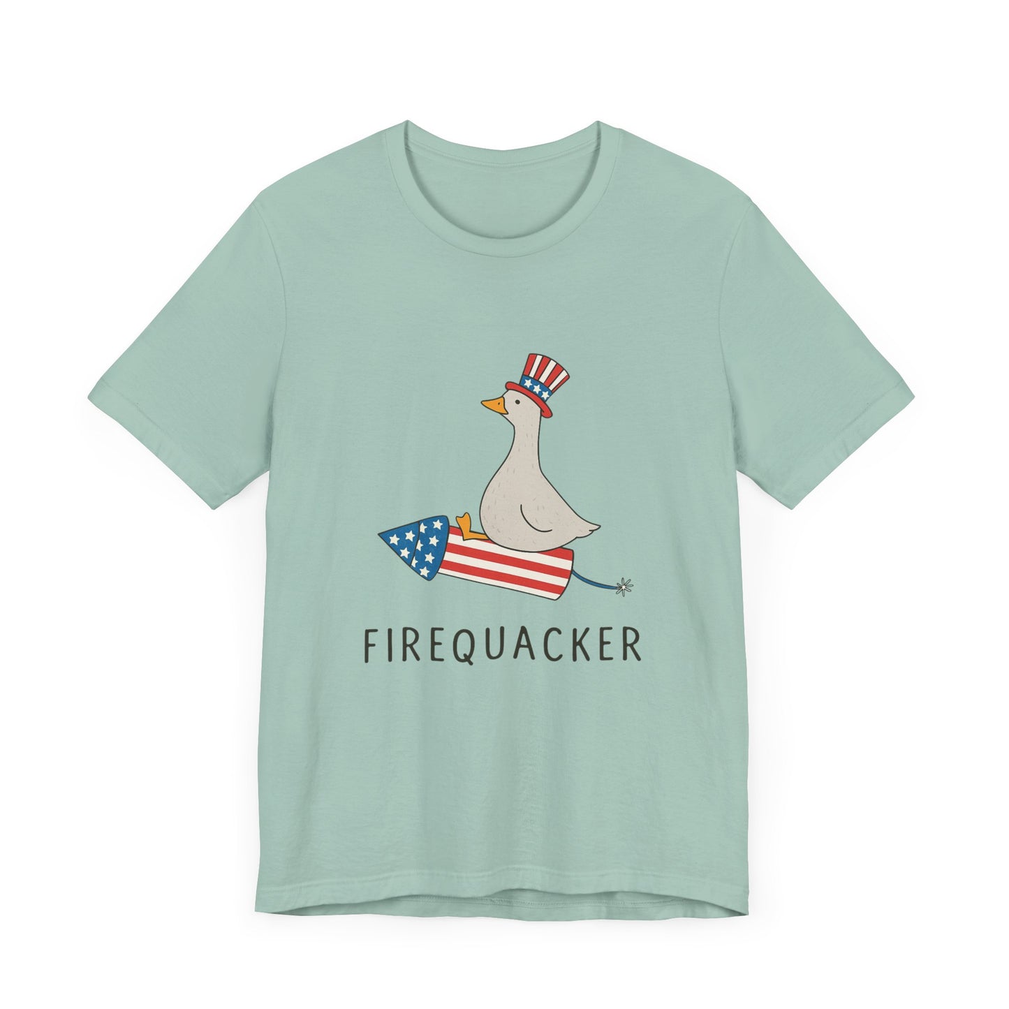 Firequacker Shirt, Funny Fourth Of July Shirt, Funny Goose Shirt - PopCultureByDesign36