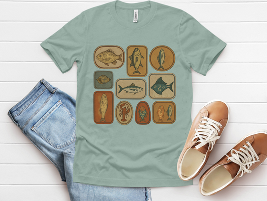 Retro Fisher Shirt, Fish Shirt For Men, Fisher Tee, Fisher Gifts - PopCultureByDesign36