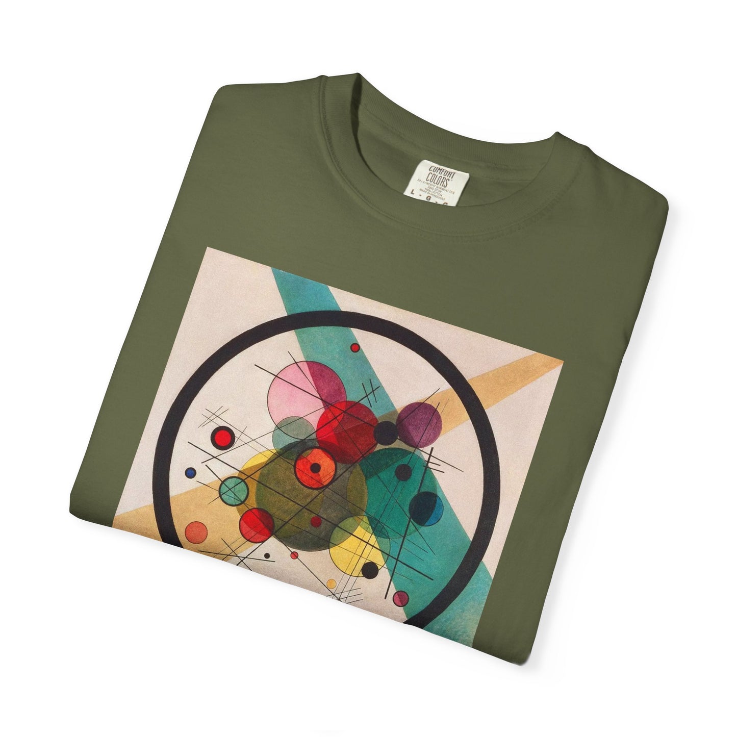 Abstract Art Tshirt, Circles in a Circle, Wassily Kandinsky,Kandinsky Art - PopCultureByDesign36