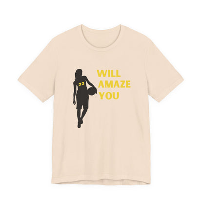 22 Shirt, WNBA Fan Shirt, Basketball Fan Shirt, Womens Sports Shirt - PopCultureByDesign36