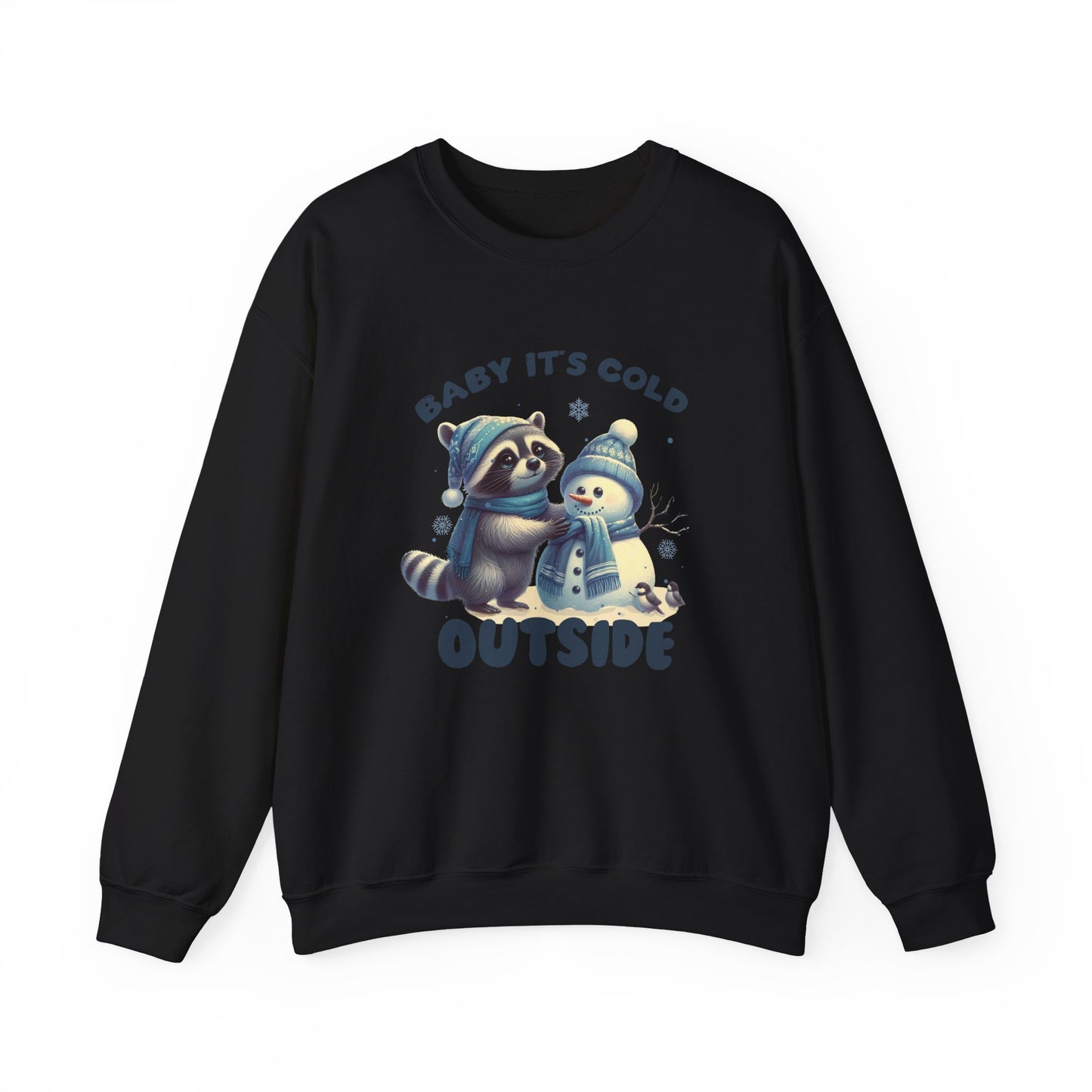 Baby Its Cold Outside Raccoon, Cute Christmas Raccoon, Winter Humor - PopCultureByDesign36