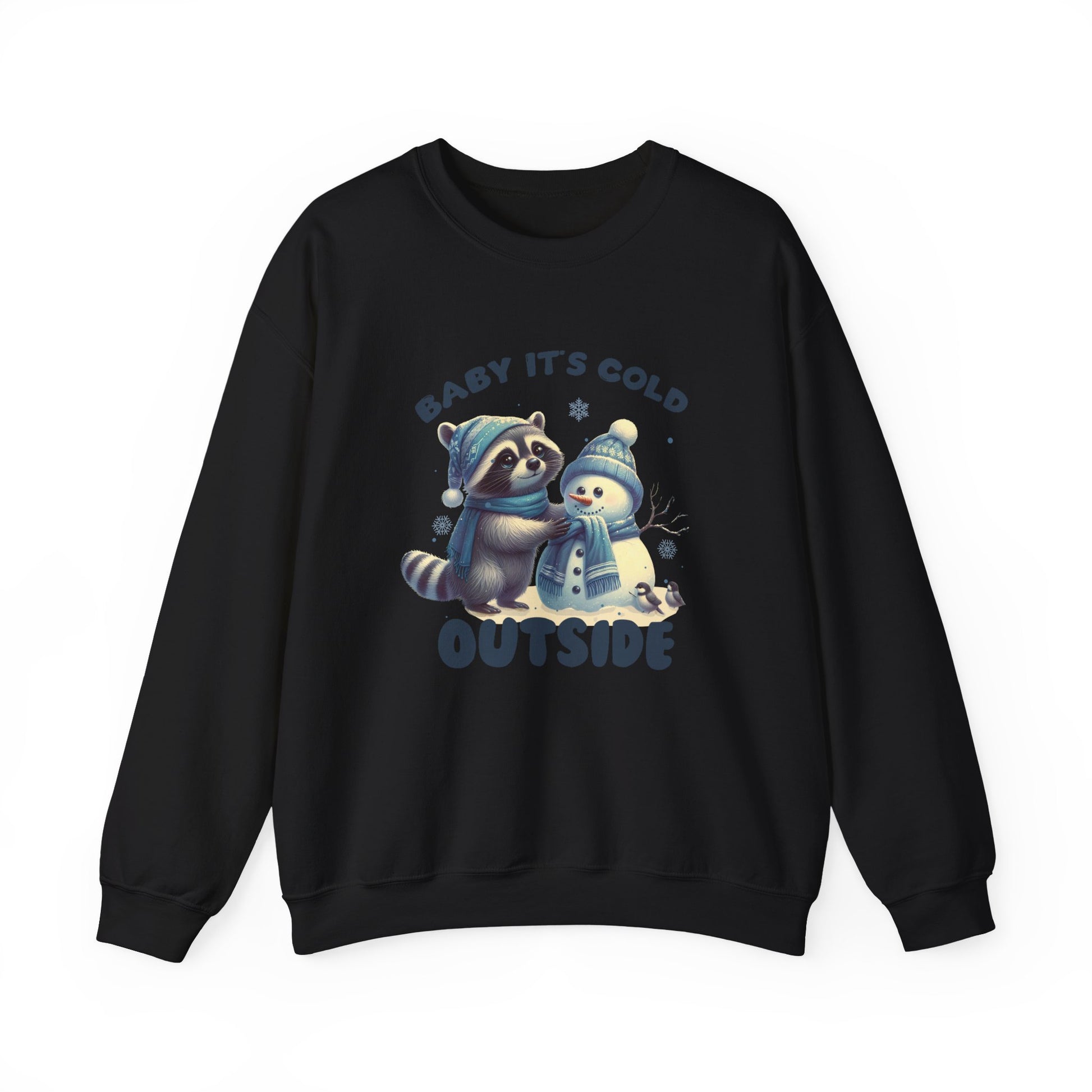 Baby Its Cold Outside Raccoon, Cute Christmas Raccoon, Winter Humor - PopCultureByDesign36