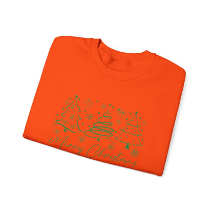 Boho Style Merry Christmas Sweatshirt, Cozy Christmas Outfit - PopCultureByDesign36
