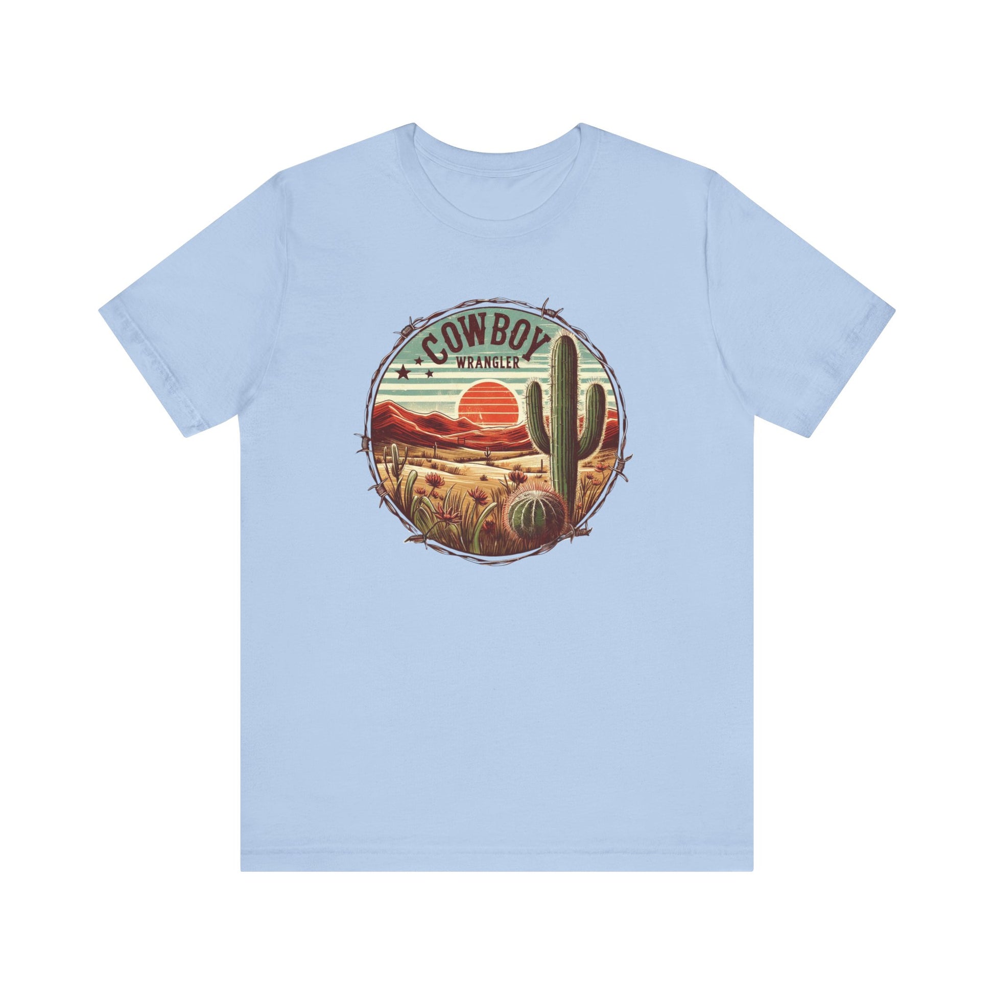 Cowboy Wrangler Shirt, Texas Shirt, Country Music Shirt, Western Shirt - PopCultureByDesign36