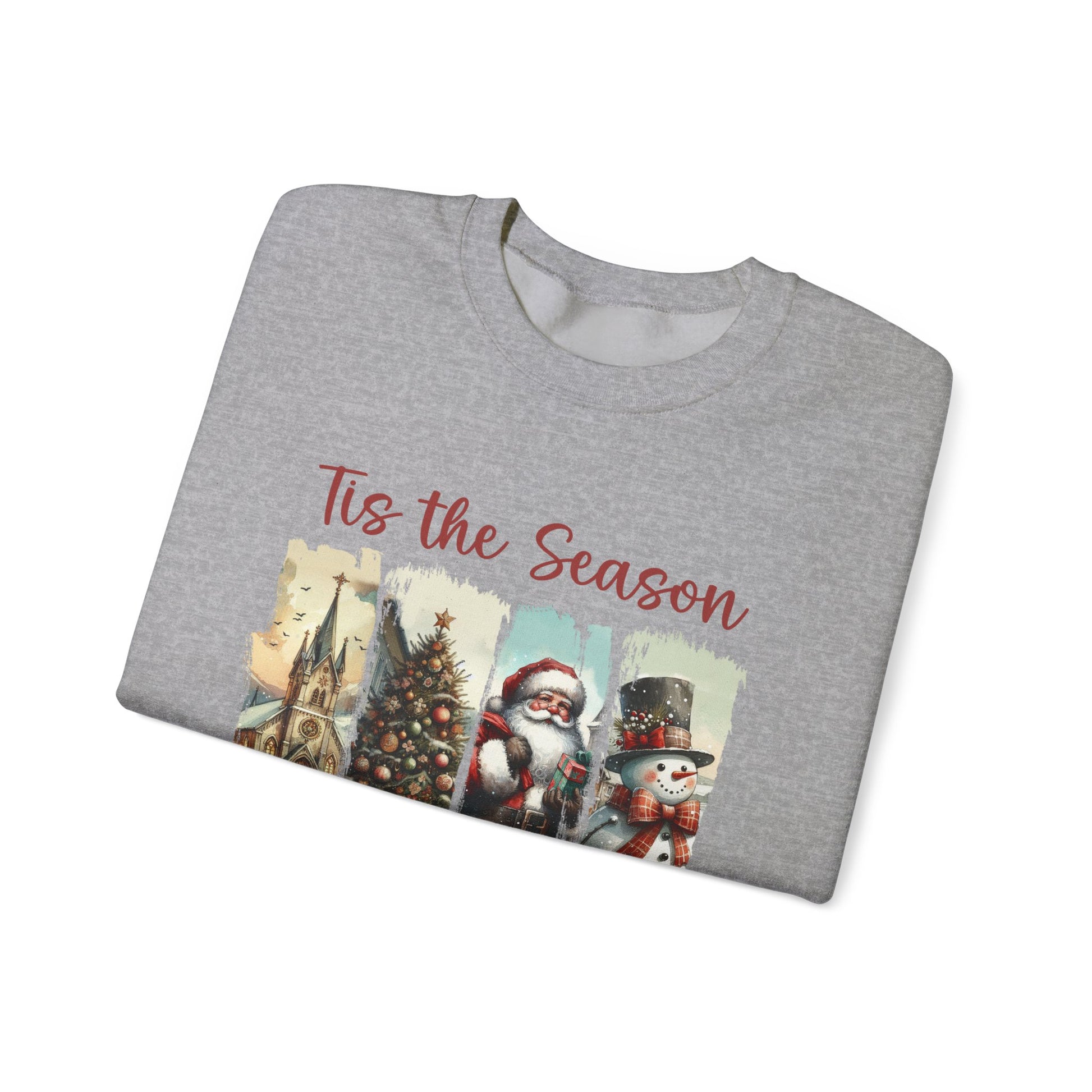Tis The Season Sweatshirt, Merry Christmas Shirt, Christmas Sweatshirt - PopCultureByDesign36