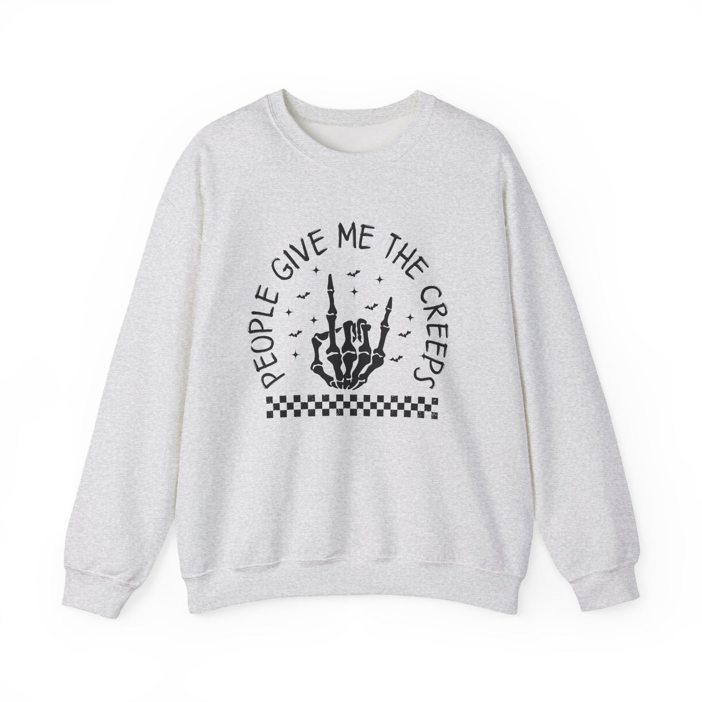 The Creeps Sweatshirt, Skeleton Hands Shirt, Skull Halloween Sweatshirt - PopCultureByDesign36
