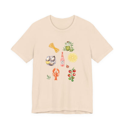 Italia Shirt, Coastal Grandma, Italian Summer Meal Tee - PopCultureByDesign36