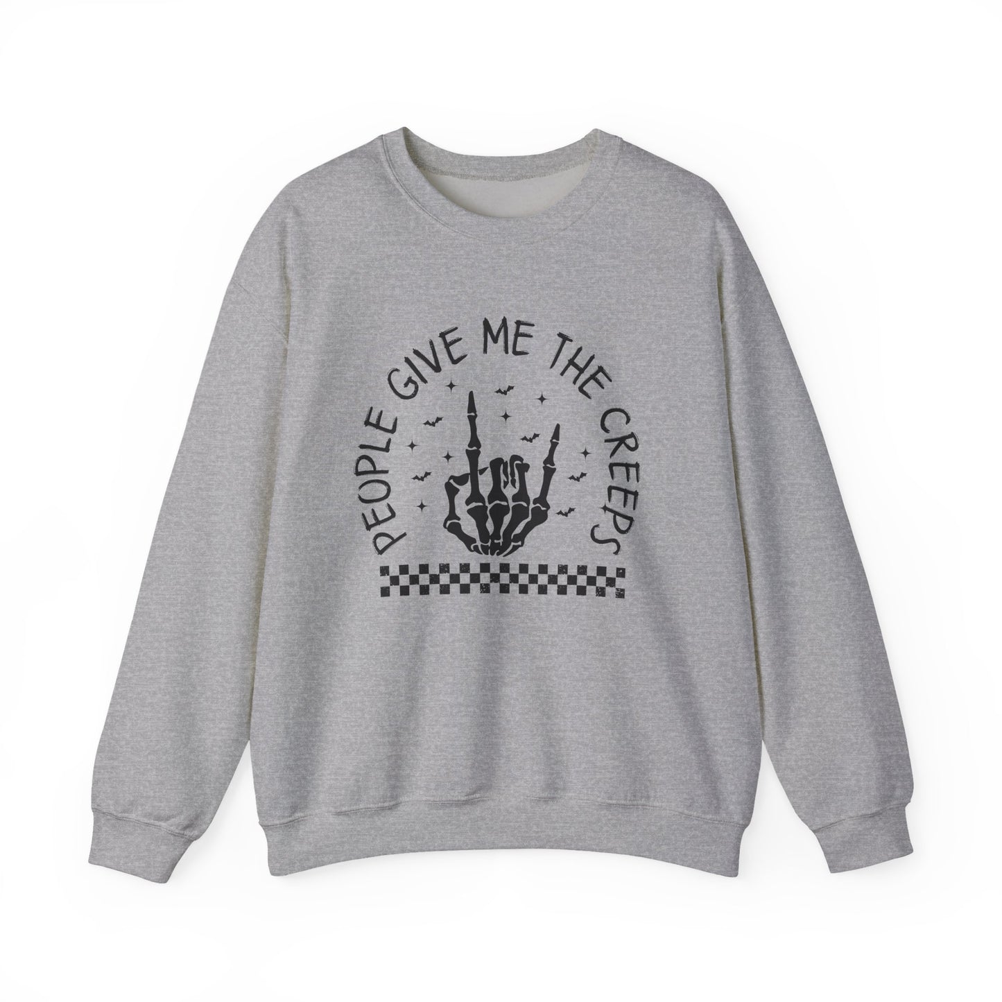 The Creeps Sweatshirt, Skeleton Hands Shirt, Skull Halloween Sweatshirt - PopCultureByDesign36