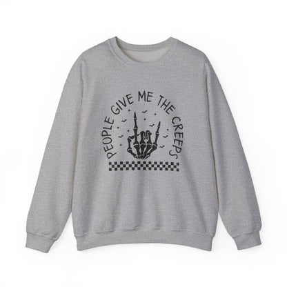 The Creeps Sweatshirt, Skeleton Hands Shirt, Skull Halloween Sweatshirt - PopCultureByDesign36