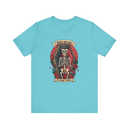 Valentine's Day Shirt, Funny Skeleton Valentines Shirt, I'm Dead Inside - PopCultureByDesign36