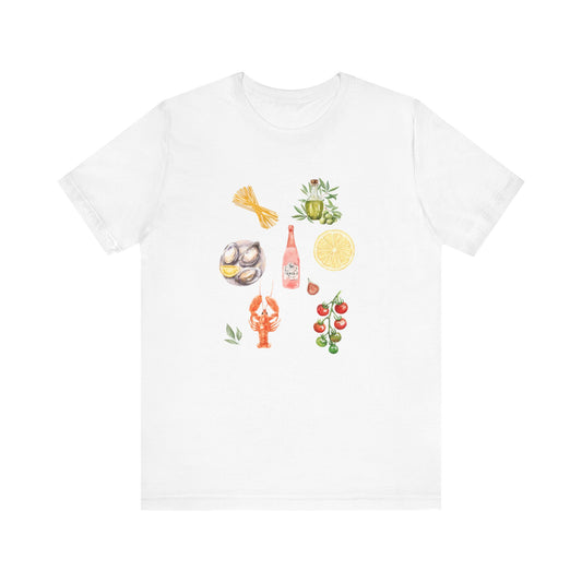 Italia Shirt, Coastal Grandma, Italian Summer Meal Tee - PopCultureByDesign36