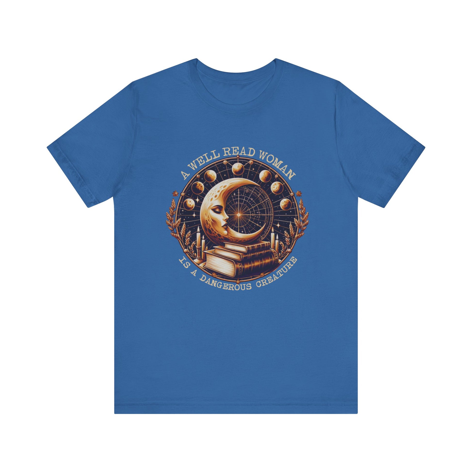 Reading Shirt, Librarian Shirt, Celestial Shirt, Book Lover Tee - PopCultureByDesign36