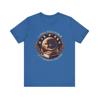 Reading Shirt, Librarian Shirt, Celestial Shirt, Book Lover Tee - PopCultureByDesign36