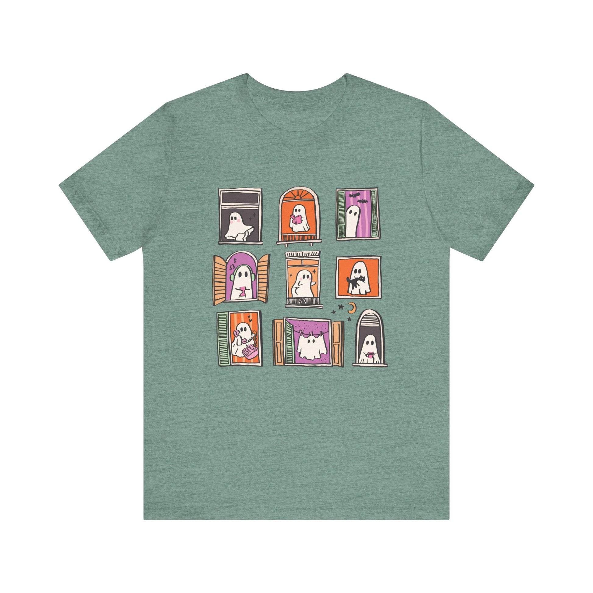 Ghostly Frames T-Shirt, Halloween Tee, Spooky Shirt - PopCultureByDesign36
