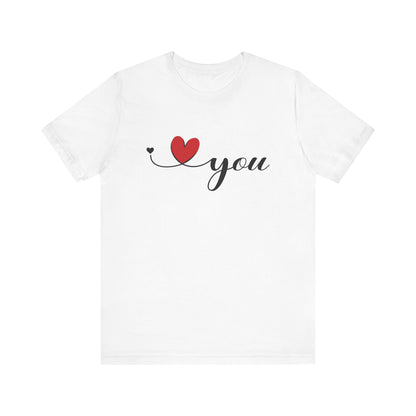 I Love You Shirt, Love Shirt, Valentines Day Shirt, I Love You Minimalist Shirt - PopCultureByDesign36