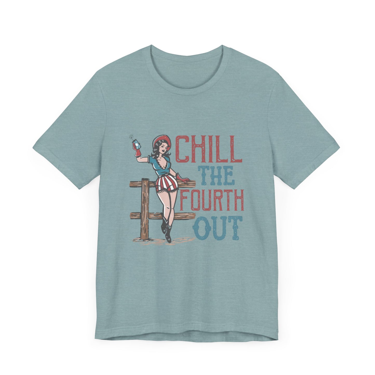 Cowgirl July 4th Retro Shirt, 4th of July Boho Independence Day Tee - PopCultureByDesign36