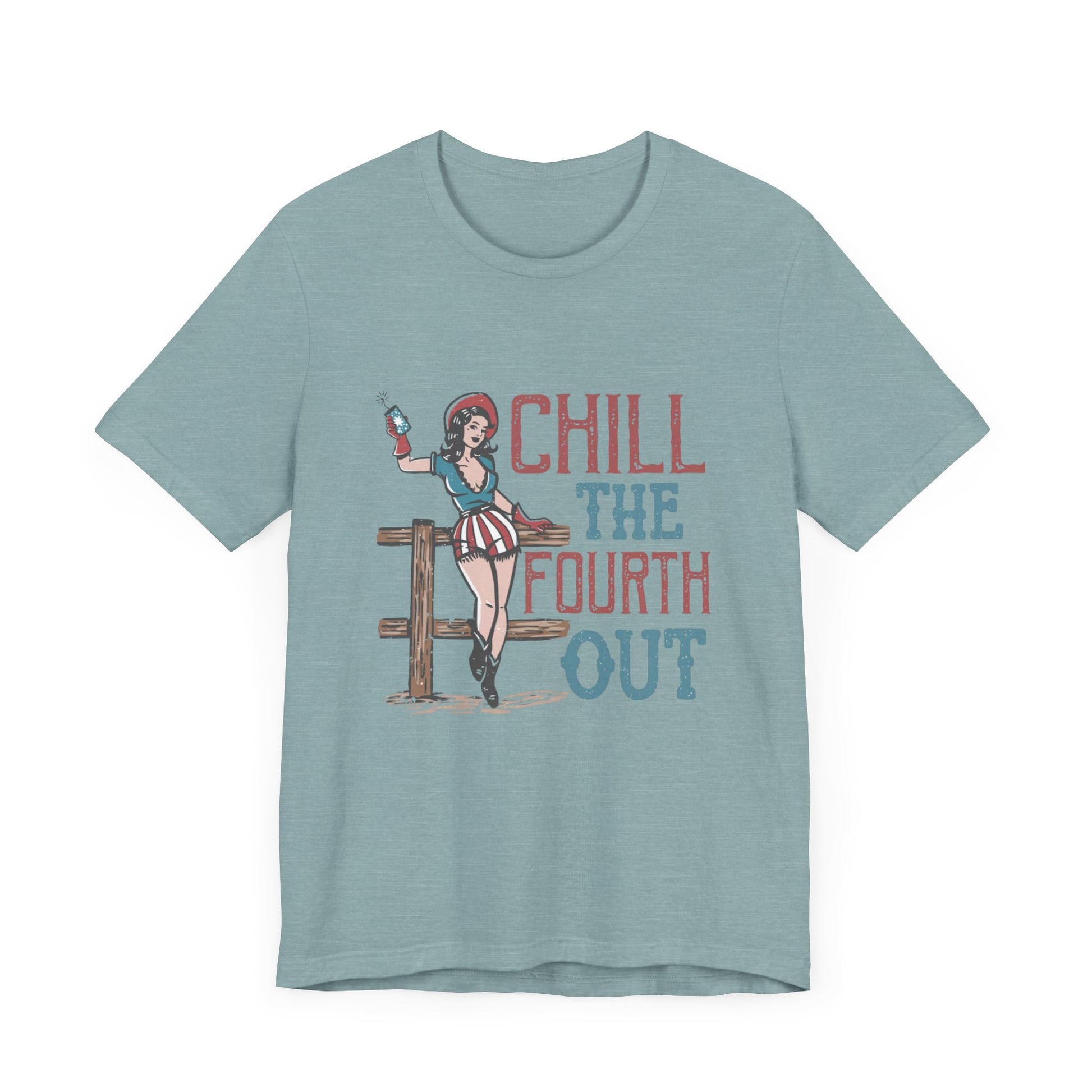 Cowgirl July 4th Retro Shirt, 4th of July Boho Independence Day Tee - PopCultureByDesign36