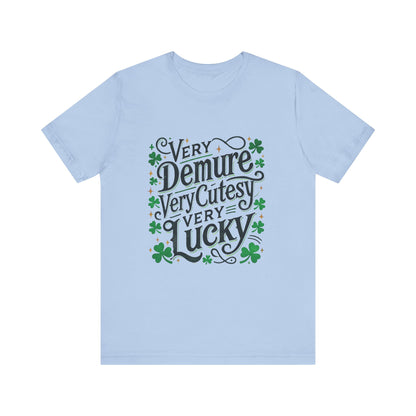 St Patrick's Day Tee, Irish Shamrock Tee, Feeling Lucky St Paddy's Shirt - PopCultureByDesign36