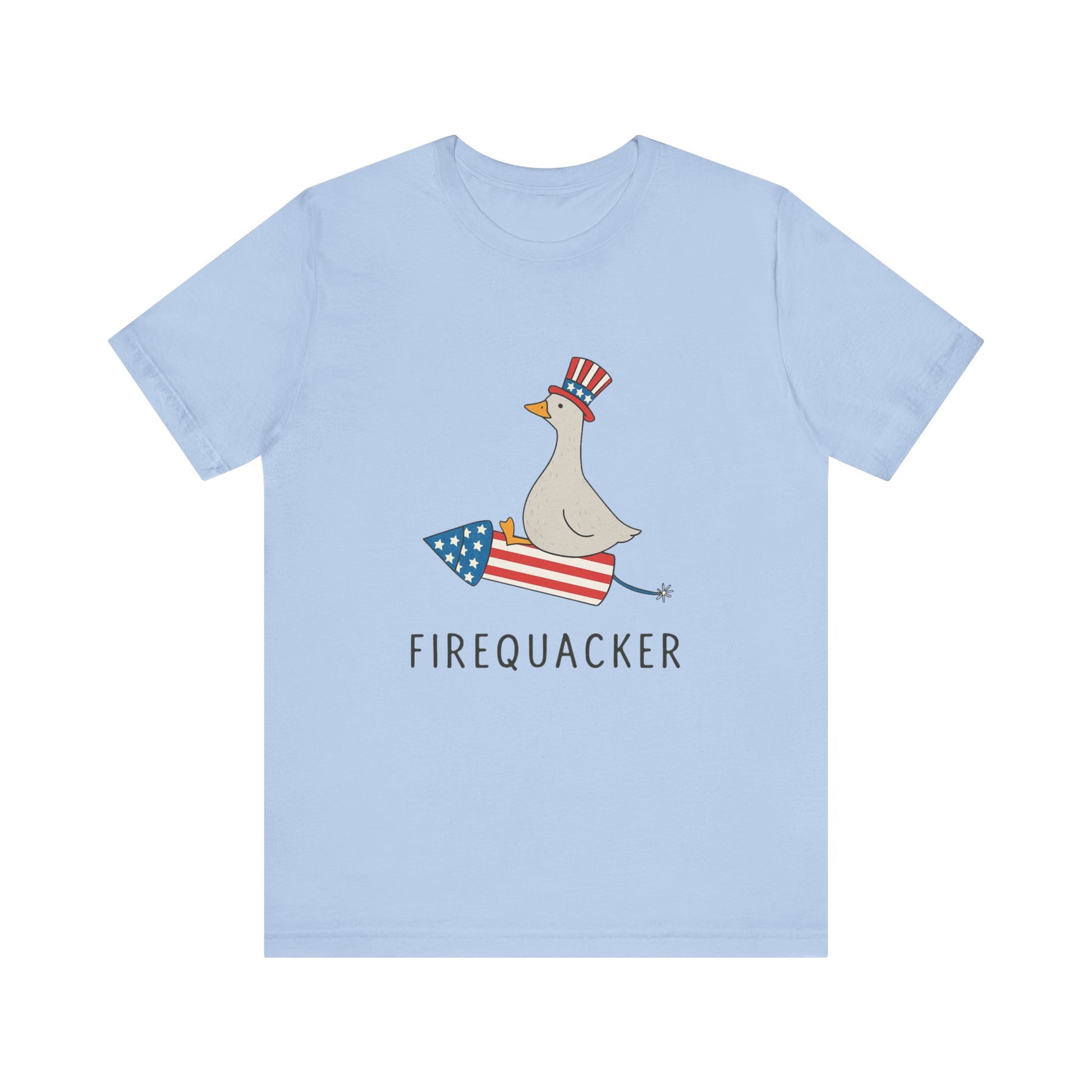 Firequacker Shirt, Funny Fourth Of July Shirt, Funny Goose Shirt - PopCultureByDesign36